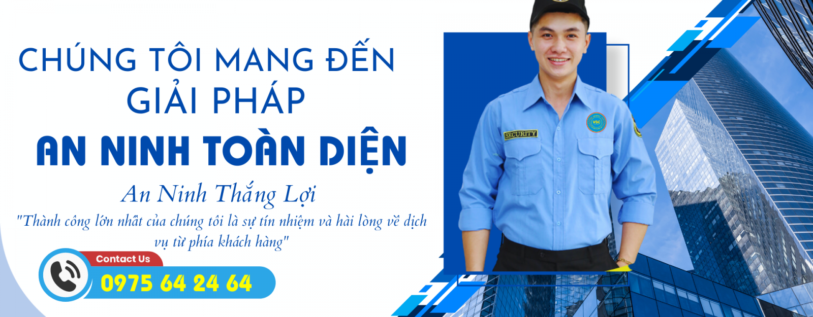 Giảm giá đến 15 % phí dịch vụ, công nợ đến 45 ngày, cho bảo vệ toà nhà chung cư